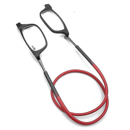 Magnetische Leesbril met Nekkoord – Handsfree Lezen met Modern Design