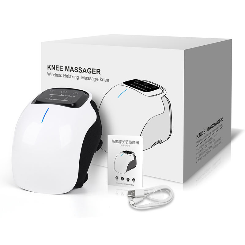 WarmFit Knie Massager met Infrarood en Trilling – Draadloos en Oplaadbaar