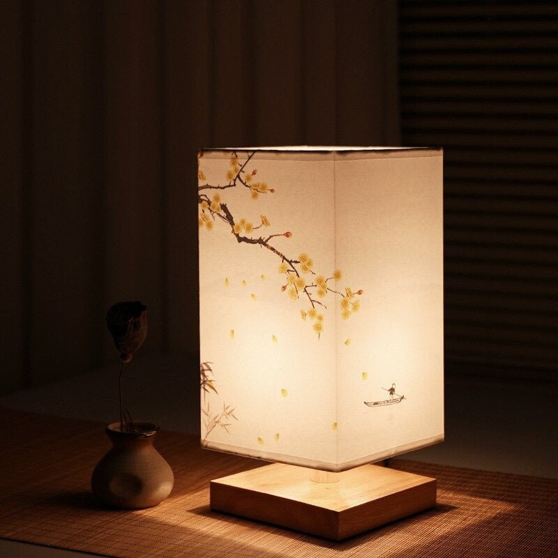 LumiBambo Tafellamp van Bamboe en Hout voor Sfeerverlichting