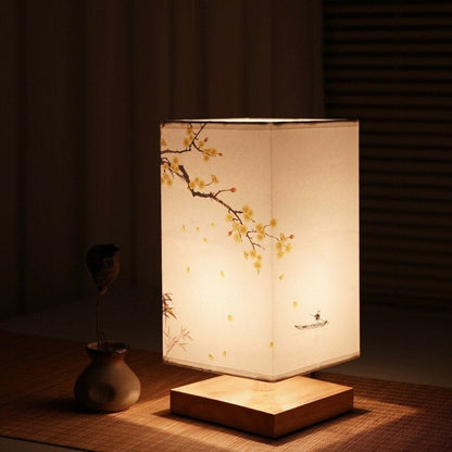 LumiBambo Tafellamp van Bamboe en Hout voor Sfeerverlichting