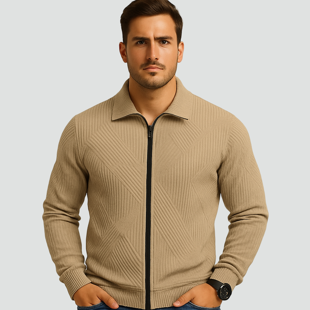 Geribd Heren Vest met Ritssluiting - Comfortabele Regular Fit