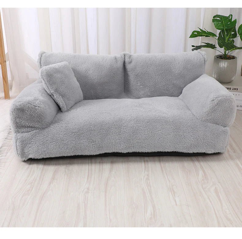 Kalmerende Pet Sofa – Orthopedisch Hondenbed met Verhoogde Randen en Machinewasbare Hoes voor Extra Comfort en Ondersteuning