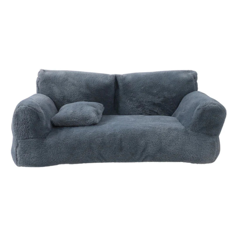 Kalmerende Pet Sofa – Orthopedisch Hondenbed met Verhoogde Randen en Machinewasbare Hoes voor Extra Comfort en Ondersteuning