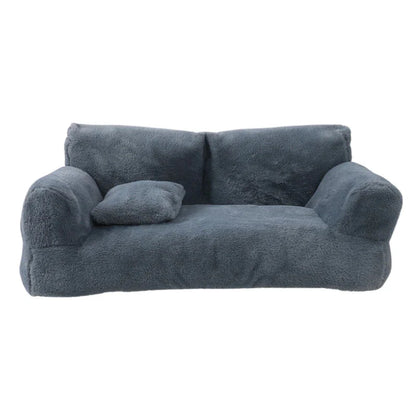 Kalmerende Pet Sofa – Orthopedisch Hondenbed met Verhoogde Randen en Machinewasbare Hoes voor Extra Comfort en Ondersteuning