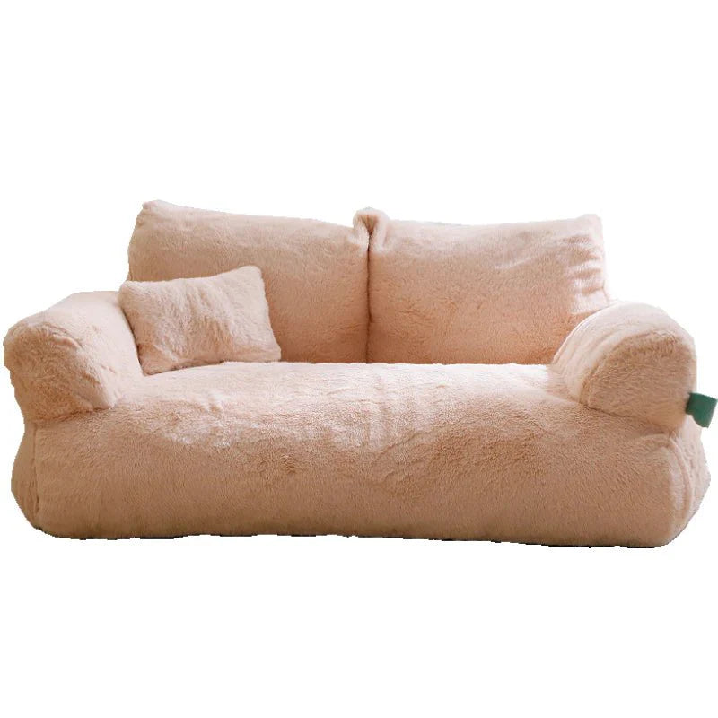 Kalmerende Pet Sofa – Orthopedisch Hondenbed met Verhoogde Randen en Machinewasbare Hoes voor Extra Comfort en Ondersteuning