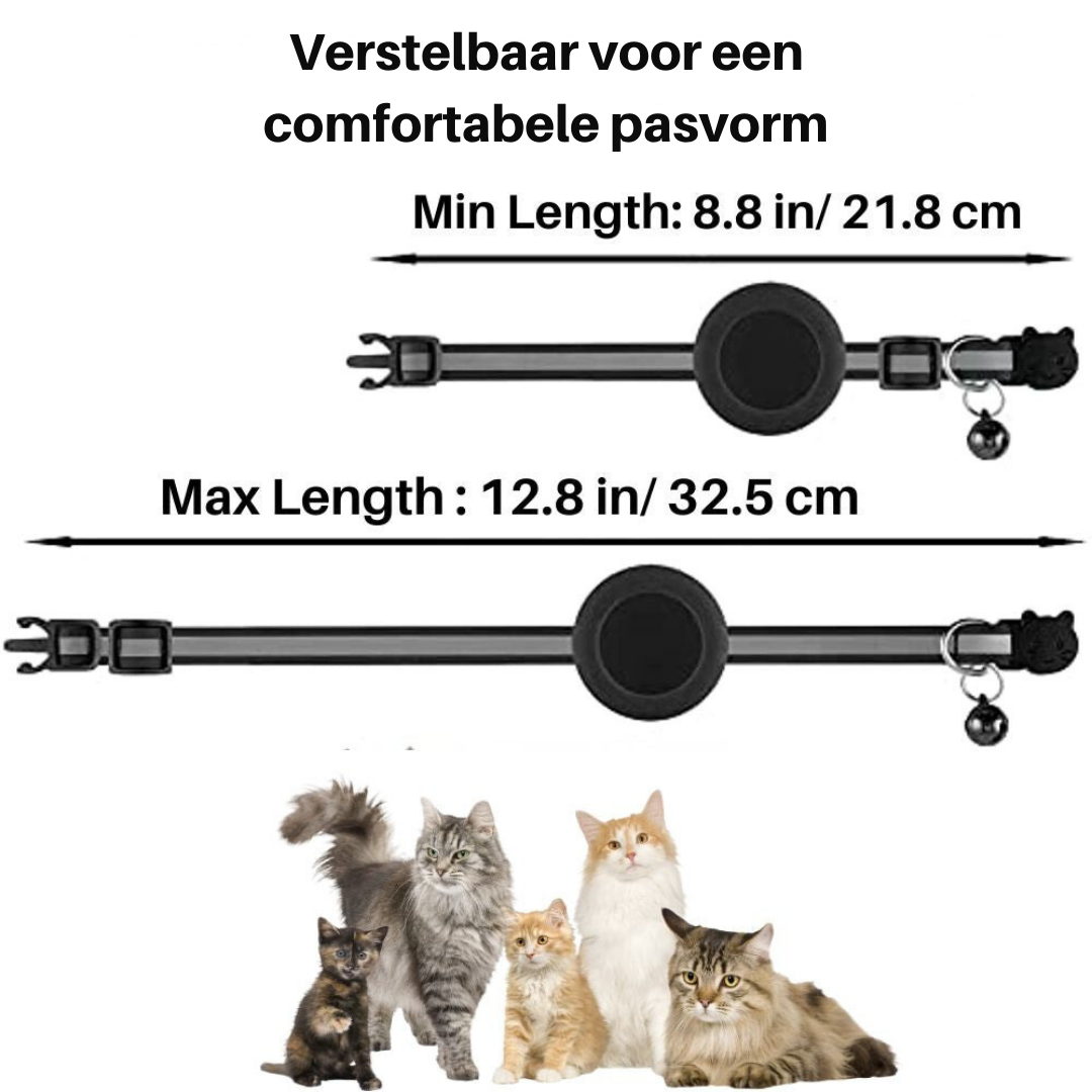 Katten Halsbandje met Veiligheidsluiting - Milo