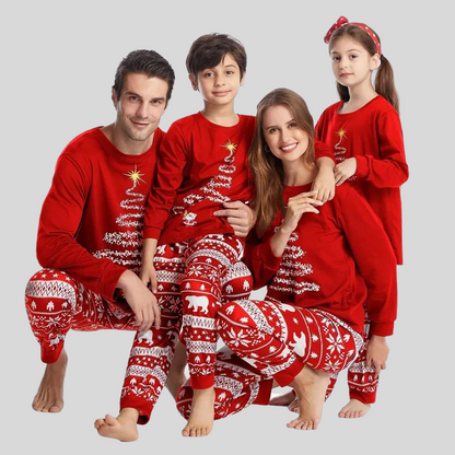 Kerstpyjama voor de familie | Bijpassende holidays slaapmode voor de hele familie