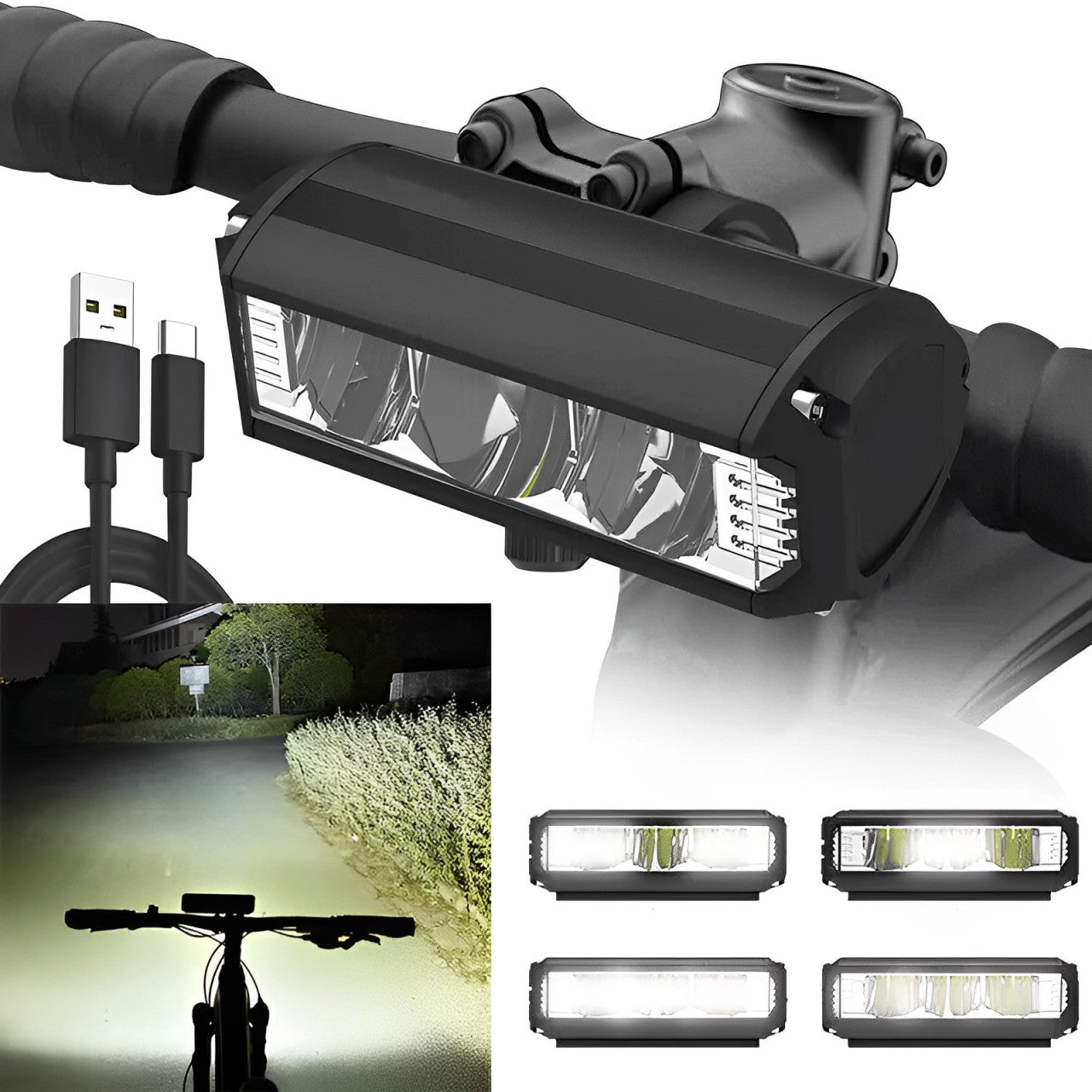Krachtige fiets-voor LED-koplamp
