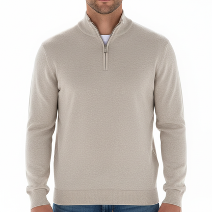 MerinoPullover V-RitsHeren – ademende herenpullover met moderne V-hals