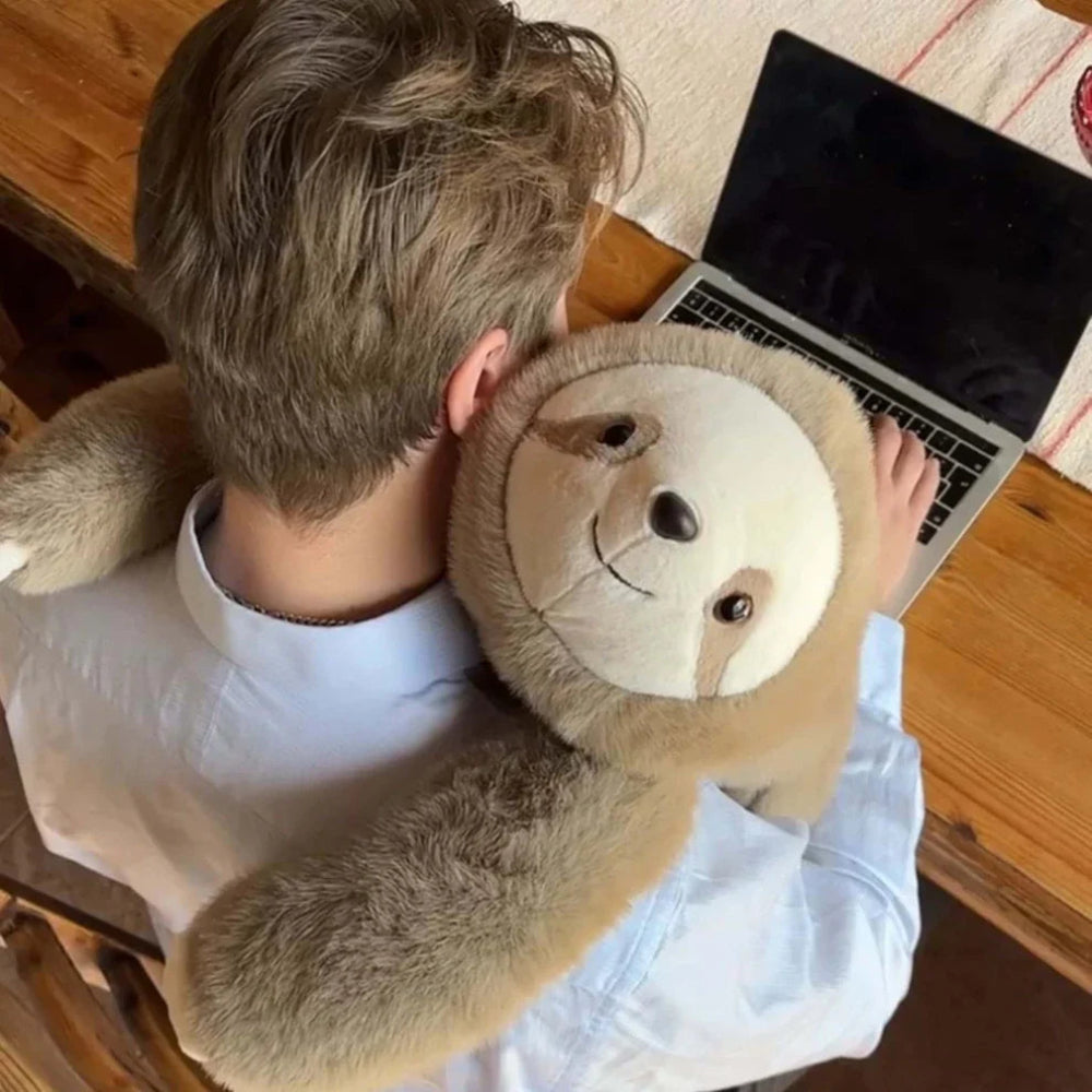 KnuffelMaat Pluche Knuffelkussen met Lange Armen