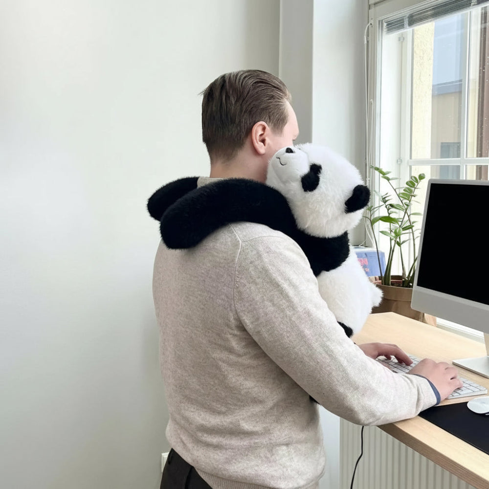 KnuffelMaat Pluche Knuffelkussen met Lange Armen