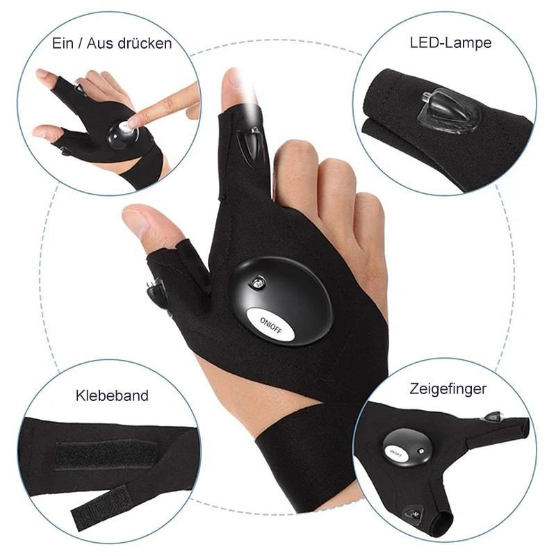 LED-Handschuhe met waterdichte verlichting
