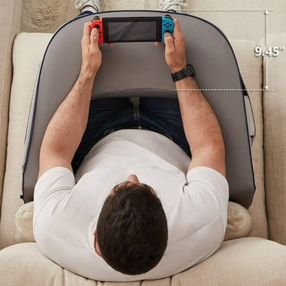 Laptophouder met Geheugenschuim | Ergonomisch Laptopkussen voor Bed & Bank