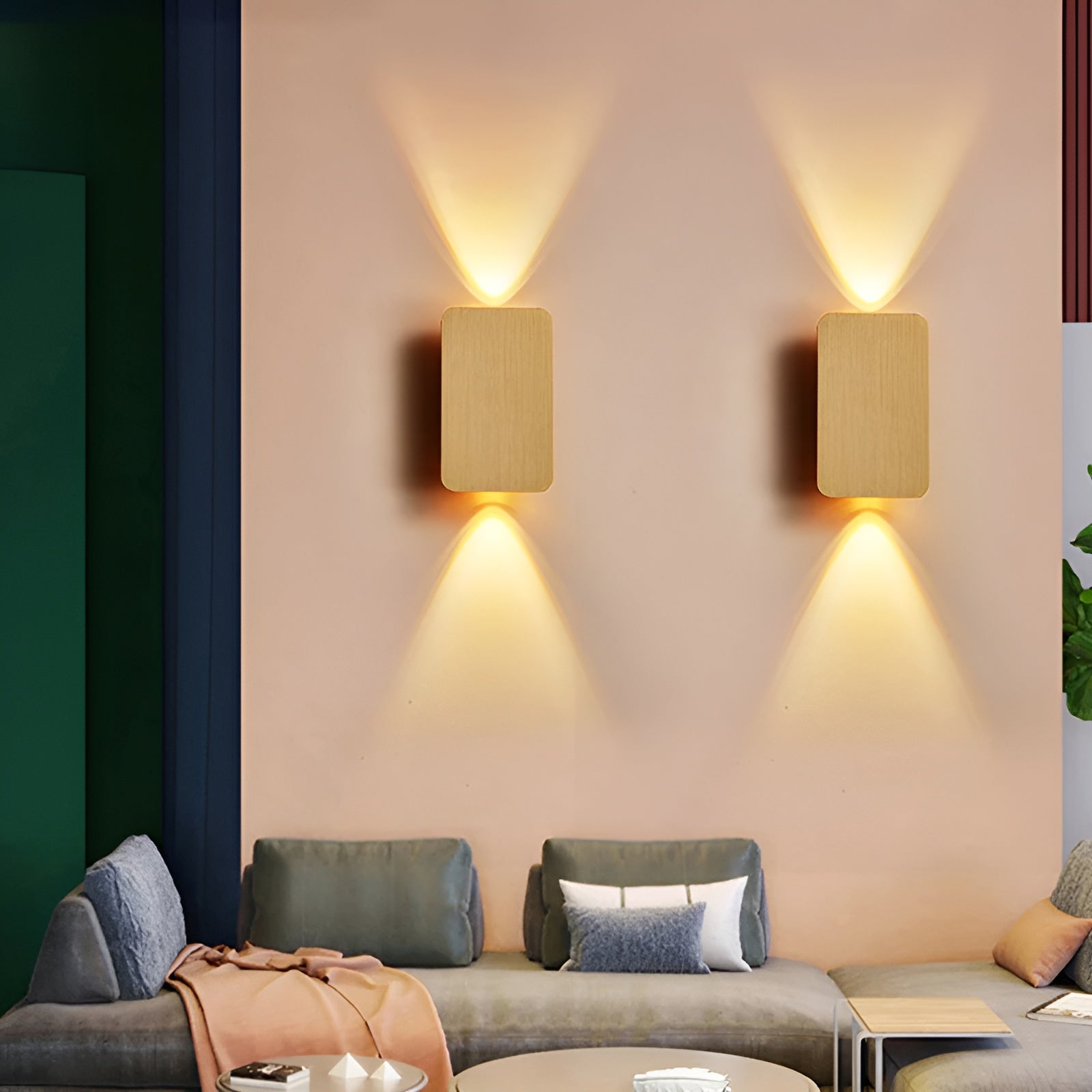 LightNest | Moderne Minimalistische Compacte Rechthoekige LED Wandverlichting