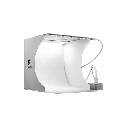 Mini Fotostudio "LumiCube" met LED-verlichting en 6 achtergronden