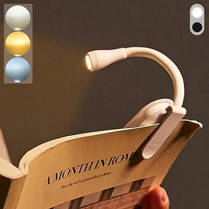 Flexibele USB-oplaadbare Klemverlichting met 360° draaiarm