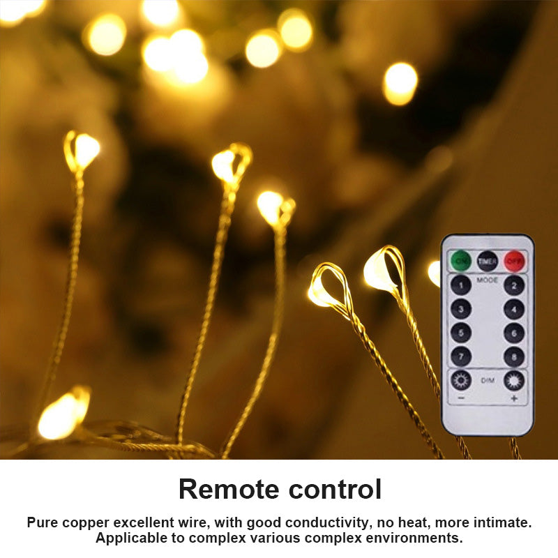 Koperdraad LED-lichtslinger – Flexibele Kerstverlichting voor Binnen en Buiten