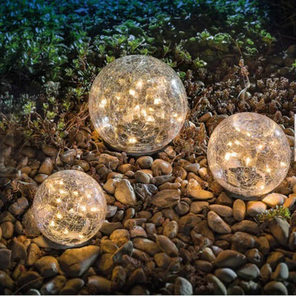 Elegante Zonne-Tuinbol - 30cm Bolvormige Tuinverlichting