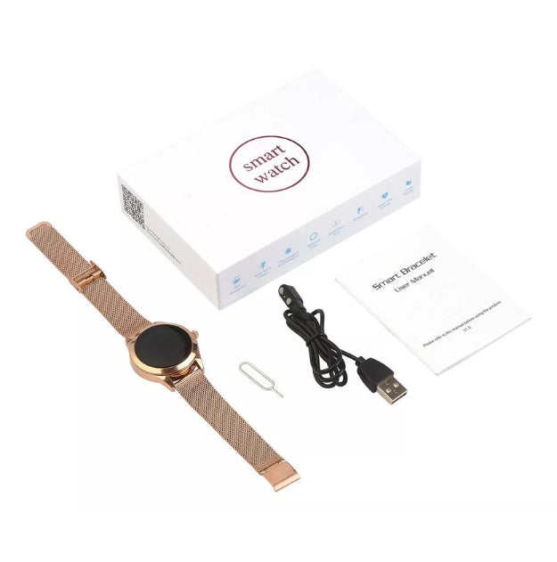 Luxe Galaxy Smartwatch voor Vrouwen – De Perfecte Mix van Stijl en Functionaliteit