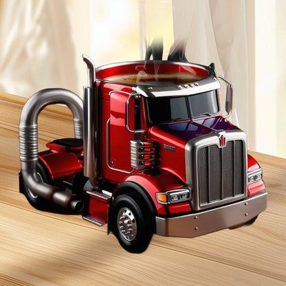Luxe Keramische Vrachtwagen Koffiemok | Perfect Cadeau voor Vrachtwagenliefhebbers