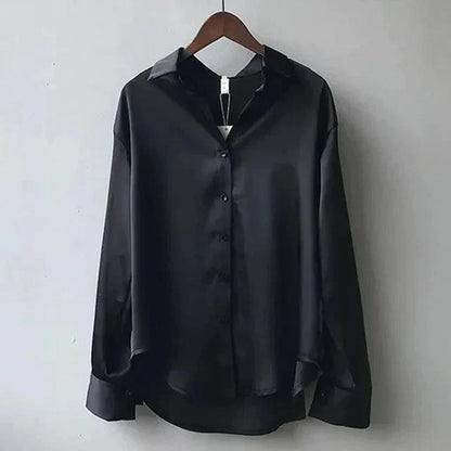Luxe Satijnen Blouse | Tijdloze Elegantie en Comfort