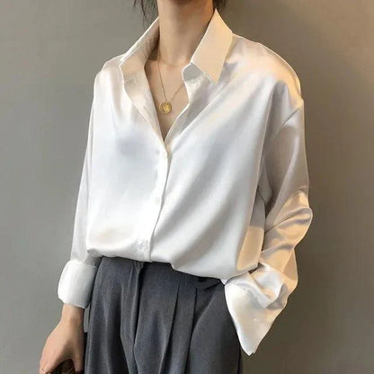 Luxe Satijnen Blouse | Tijdloze Elegantie en Comfort