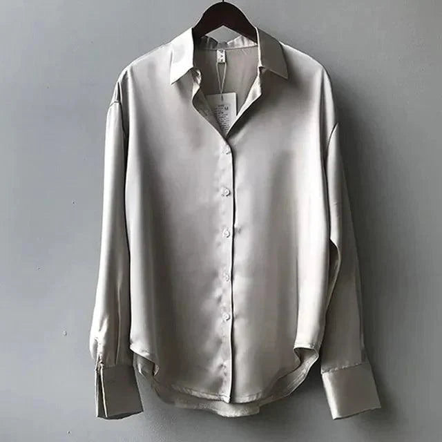 Luxe Satijnen Blouse | Tijdloze Elegantie en Comfort