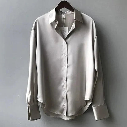 Luxe Satijnen Blouse | Tijdloze Elegantie en Comfort