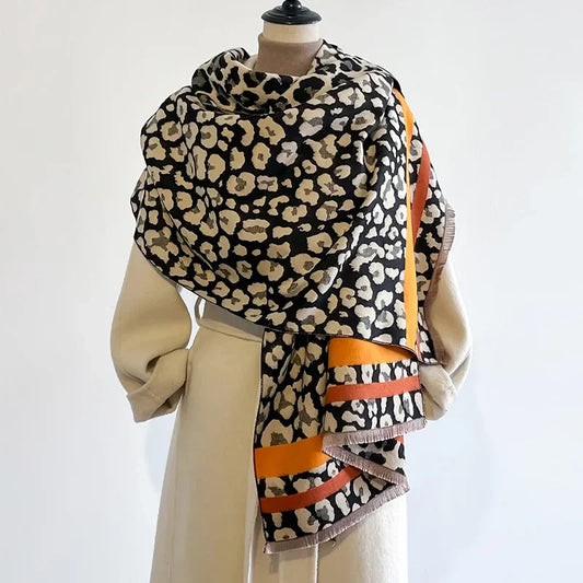 Dames Winter Sjaal Dubbelzijdig met Zachte Warmte en Comfort