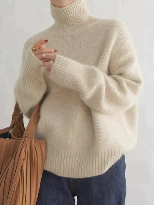 Luxe Coltrui SoftKnit – Warme Kasjmierlook Trui voor Koude Dagen