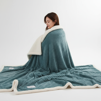 CozyLuxe Fleece Deken – Zachte Winterdeken van Hoogwaardig Polyester voor Warmte en Comfort