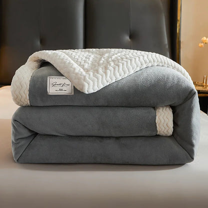 CozyLuxe Fleece Deken – Zachte Winterdeken van Hoogwaardig Polyester voor Warmte en Comfort