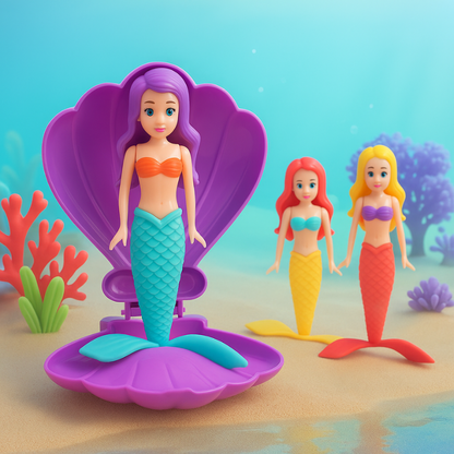 WaterWonder Magische Schelp – Speels zeemeerminspeelgoed voor in het zwembad