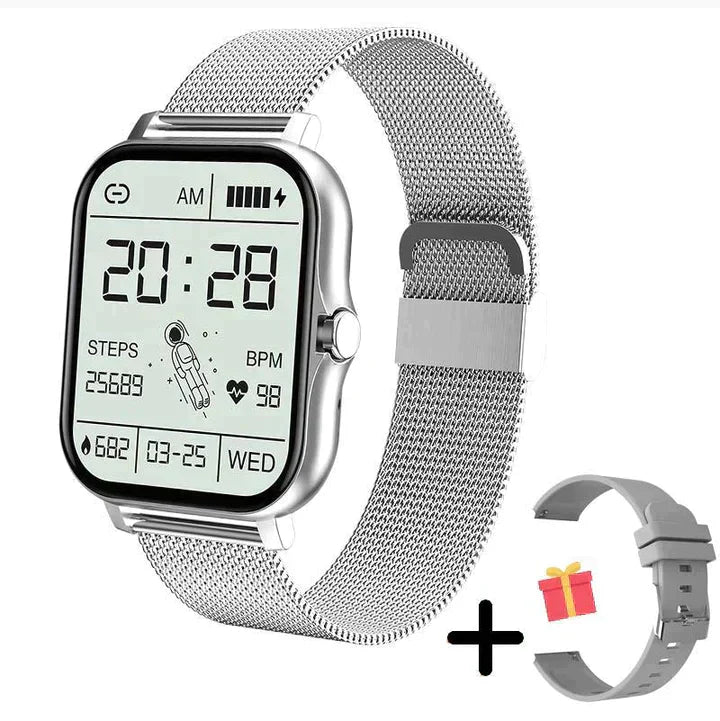 Smartwatch 1,83 inch – Fitnesshorloge met gezondheidsfuncties en Bluetooth-bellen