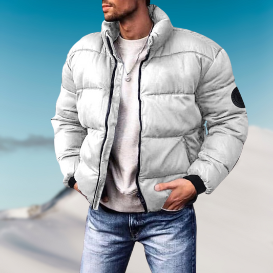 MetroWarm Heren Pufferjas – Stijlvolle Winterjas met Comfortabele Pasvorm