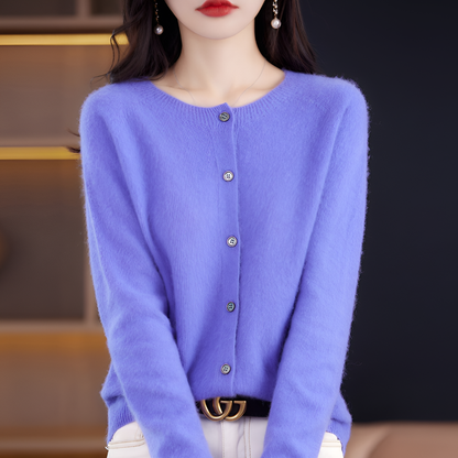 Luxe Merino Kasjmier Knooptrui - Zachte Comfort Trui