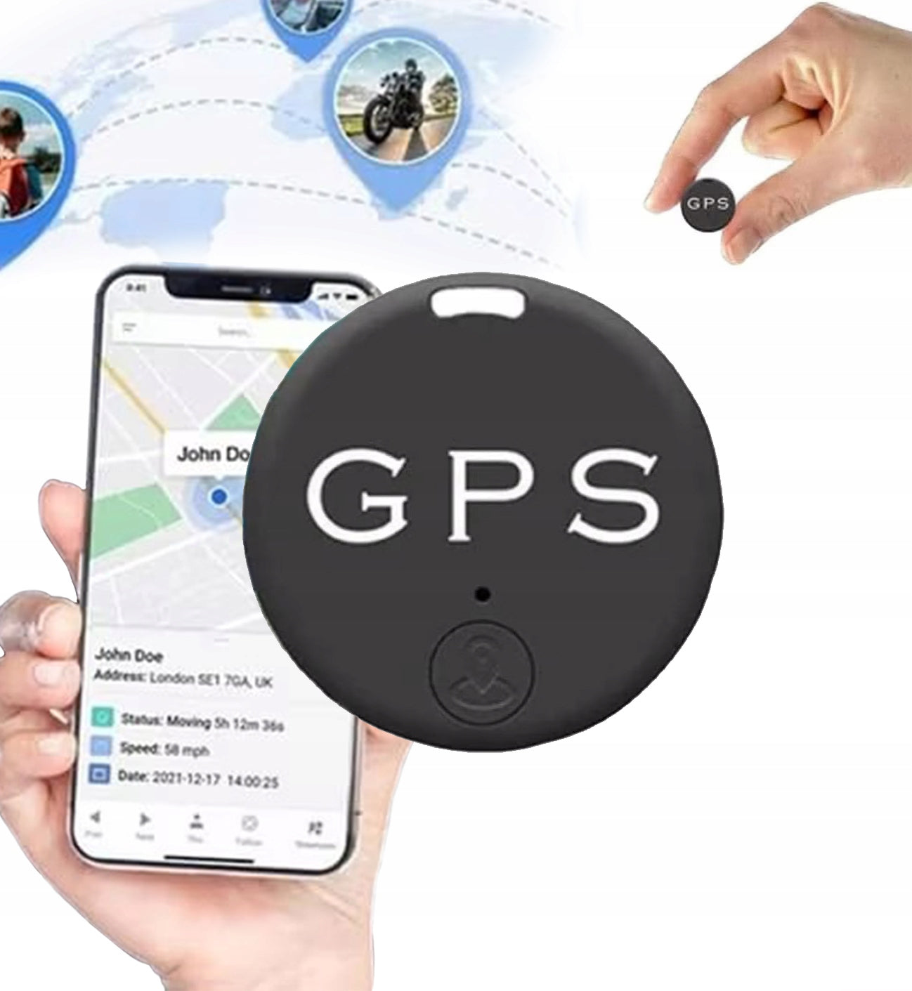 Mini Magnetische GPS Tracker – Real-Time Locatie, Sterke Magneet en Lange Batterijduur