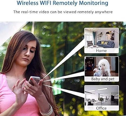 Mini draadloze WiFi beveiligingscamera 1080P l Binnen- en buitenshuis l Slimme controle met de app