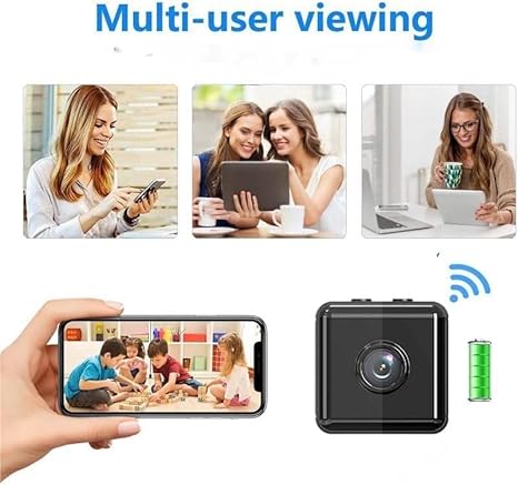 Mini draadloze WiFi beveiligingscamera 1080P l Binnen- en buitenshuis l Slimme controle met de app