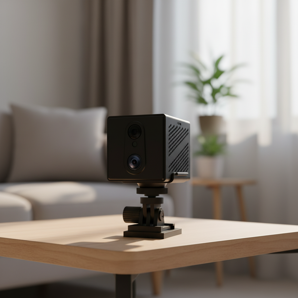 Compacte Draadloze Beveiligingscamera met Bewegingsdetectie - 5MP Ultra HD