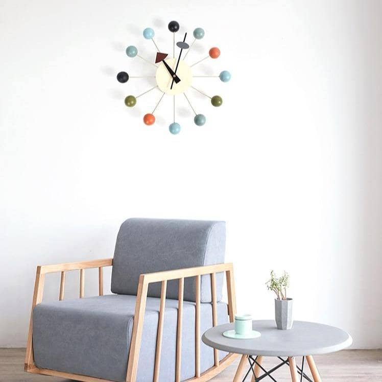 Moderne Wandklok 3D Design Stil en Minimalistisch 32 cm