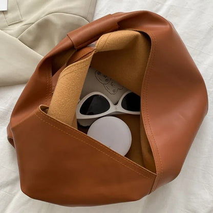 Minimalistische Leren Handtassen voor Vrouwen