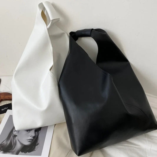 Minimalistische Leren Handtassen voor Vrouwen