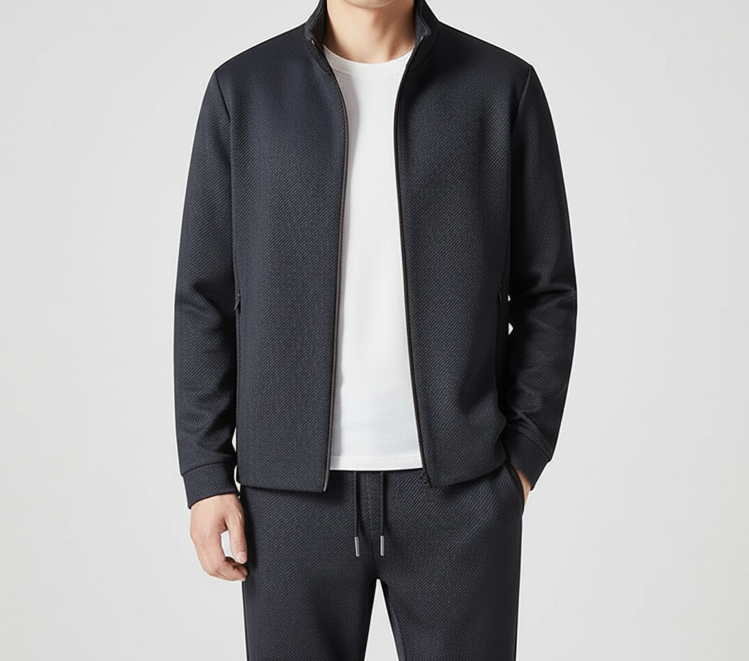 FlexiForm Trainingsset – Comfortabel Uniseks Trainingspak van Lycra met Modern Ontwerp