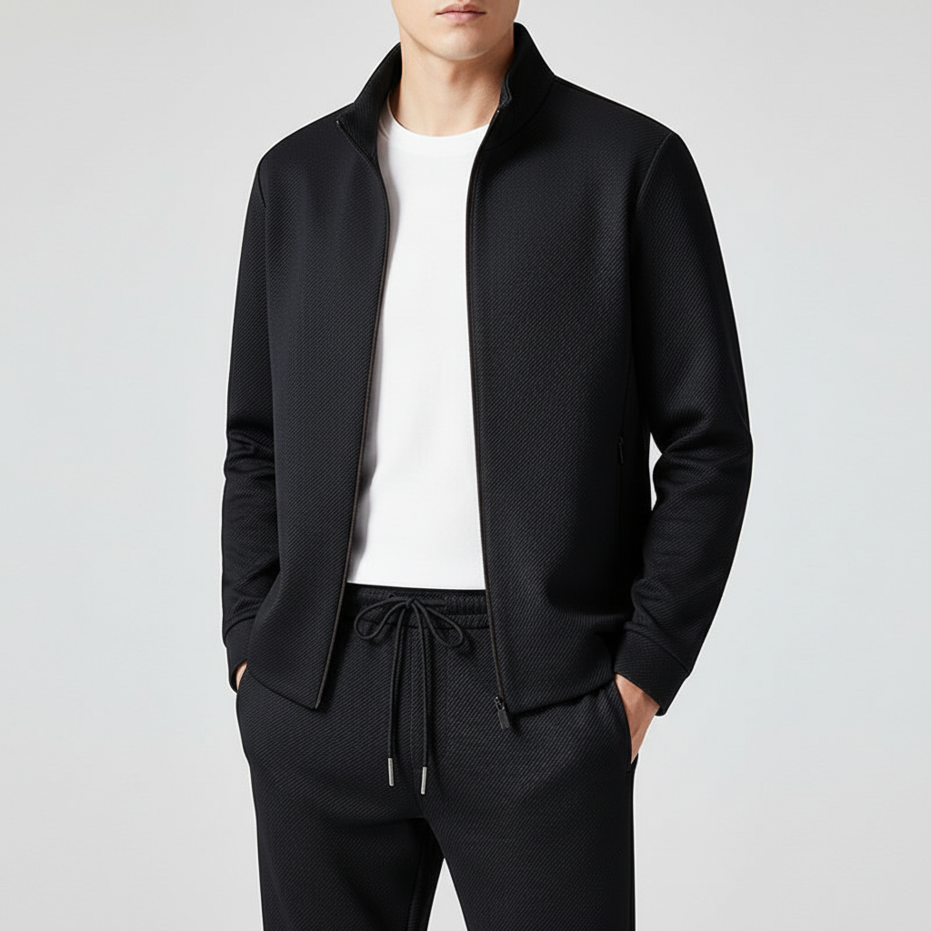 FlexiForm Trainingsset – Comfortabel Uniseks Trainingspak van Lycra met Modern Ontwerp