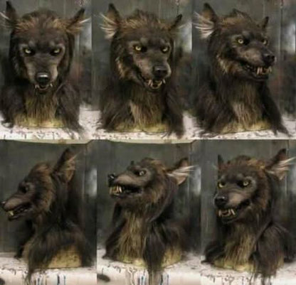 Realistische Weerwolf Gezichtsmasker voor Halloween en Cosplay