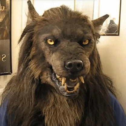 Realistische Weerwolf Gezichtsmasker voor Halloween en Cosplay