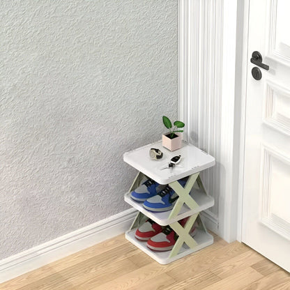 FlexiStack Schoenenrek – Opvouwbare Meervoudige Schoenenorganizer voor Kleine Ruimtes