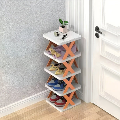 FlexiStack Schoenenrek – Opvouwbare Meervoudige Schoenenorganizer voor Kleine Ruimtes