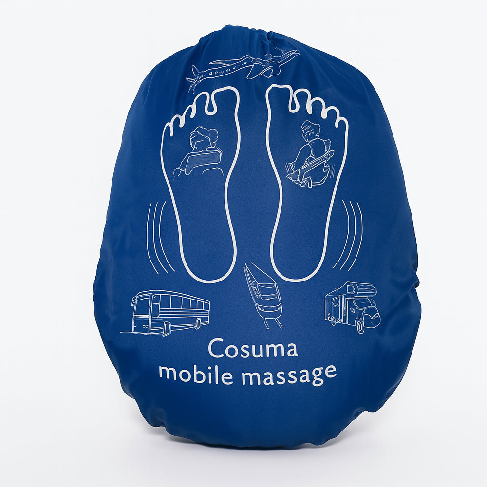Nekkussen met ingebouwde massage - perfect voor autorit, vliegreis enzovoort.